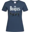 Женская футболка The Beatles фото Темно-синий фото