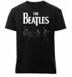 Чоловіча преміум футболка The Beatles фото Чорний фото