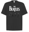 Футболка Оверсайз The Beatles фото Черный фото