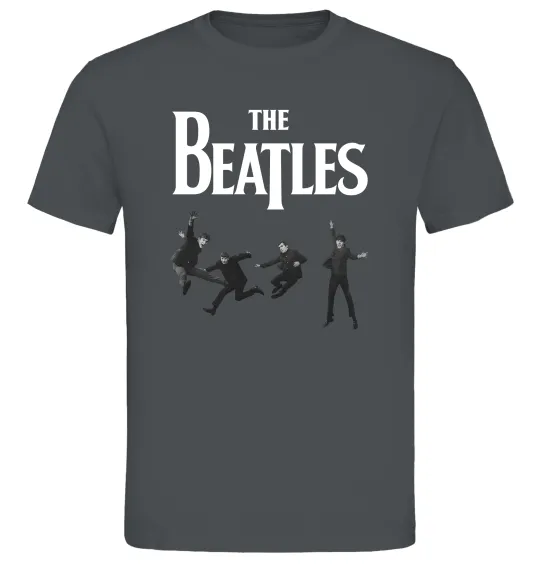 Чоловіча футболка The Beatles фото Графіт фото