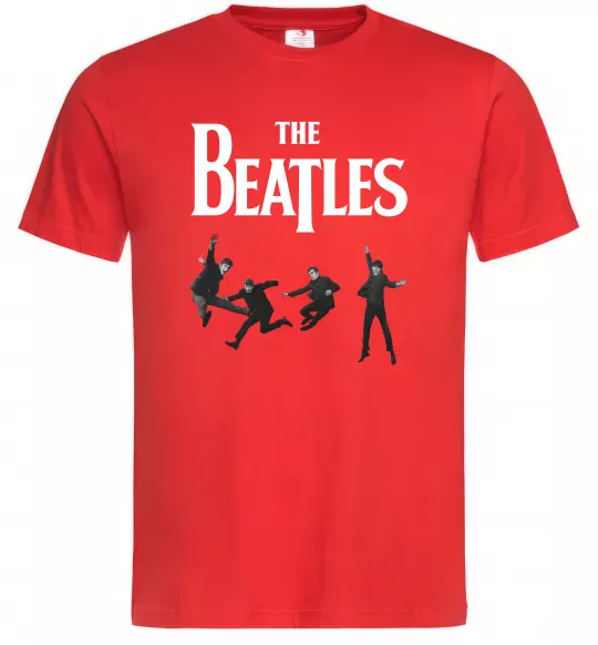 Чоловіча футболка The Beatles фото Червоний фото