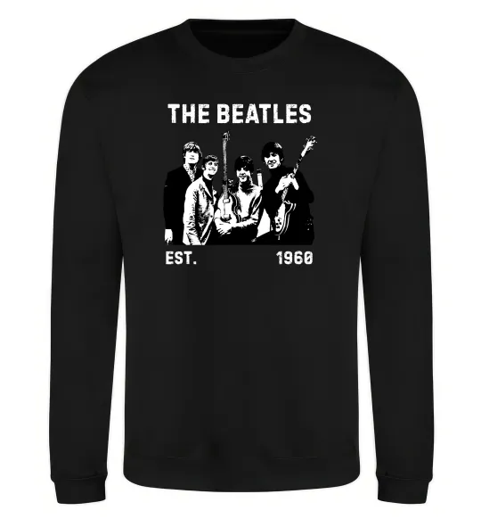 Світшот The Beatles 1960 Чорний фото