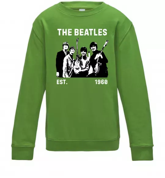 Дитячий світшот The Beatles 1960 Лаймовий фото