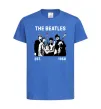 Дитяча футболка The Beatles 1960 Яскраво-синій фото
