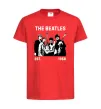 Дитяча футболка The Beatles 1960 Червоний фото