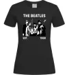 Женская футболка The Beatles 1960 Черный фото
