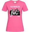 Женская футболка The Beatles 1960 Ярко-розовый фото