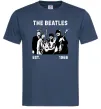 Мужская футболка The Beatles 1960 Темно-синий фото