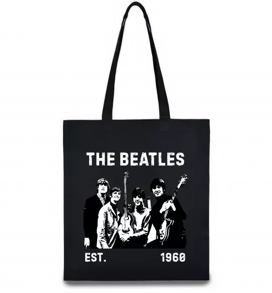Эко-сумка The Beatles 1960 Черный фото