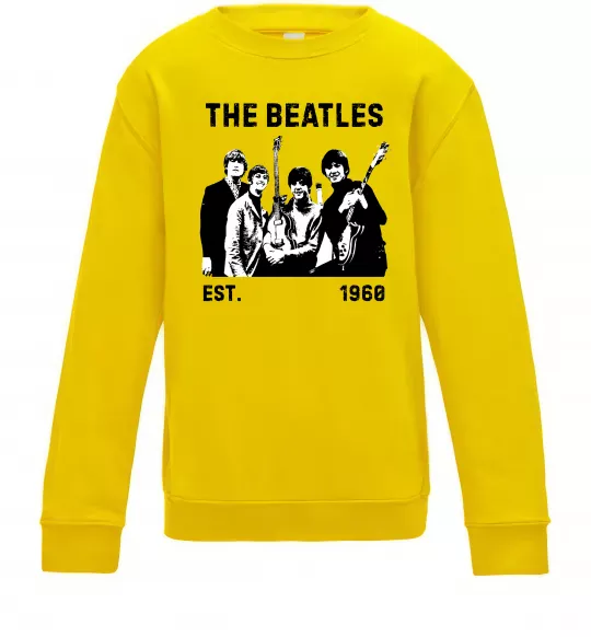 Дитячий світшот The Beatles 1960 Сонячно жовтий фото
