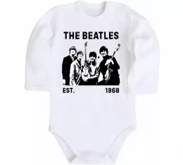Детский боди The Beatles 1960 Белый фото