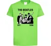 Детская футболка The Beatles 1960 Лаймовый фото