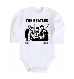 Детский боди The Beatles 1960 Белый фото