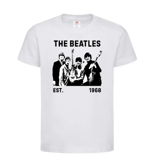 Дитяча футболка The Beatles 1960 Білий фото