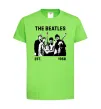 Дитяча футболка The Beatles 1960 Лаймовий фото