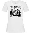 Женская футболка The Beatles 1960 Белый фото