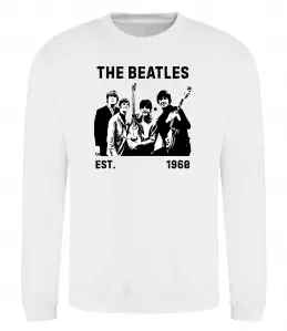 Світшот The Beatles 1960 Білий фото