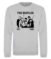 Свитшот The Beatles 1960 Серый меланж фото