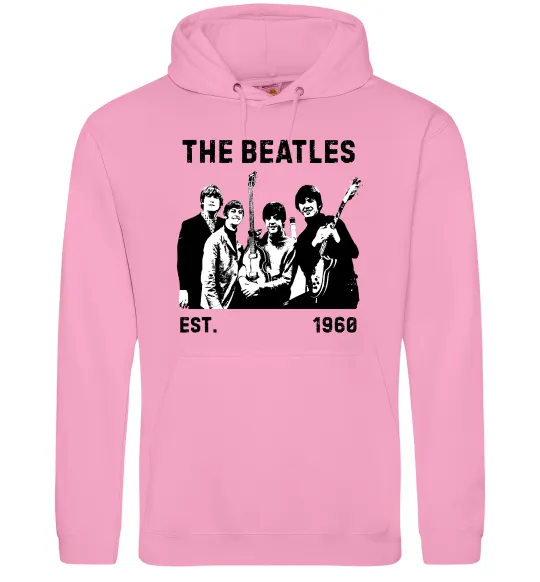 Чоловіча толстовка (худі) The Beatles 1960 Рожевий фото