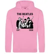 Чоловіча толстовка (худі) The Beatles 1960 Рожевий фото