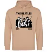 Женская толстовка (худи) The Beatles 1960 Песочный фото
