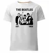 Чоловіча преміум футболка The Beatles 1960 Білий фото