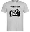 Мужская футболка The Beatles 1960 Серый фото