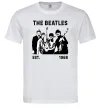 Мужская футболка The Beatles 1960 Белый фото