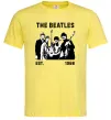 Мужская футболка The Beatles 1960 Лимонный фото