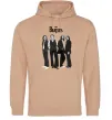 Мужская толстовка (худи) Гурт The Beatles Песочный фото