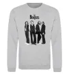 Світшот Гурт The Beatles Сірий меланж фото
