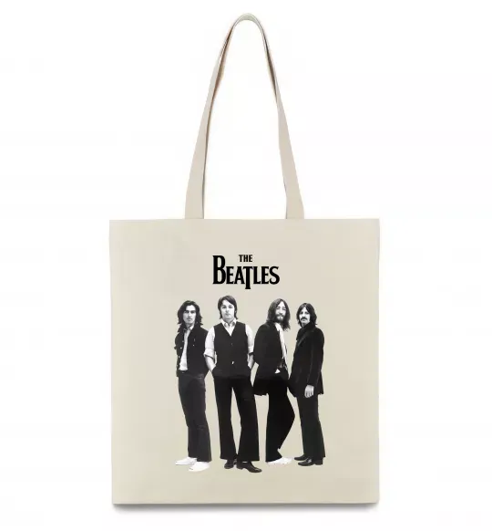 Еко-сумка Гурт The Beatles Бежевий фото