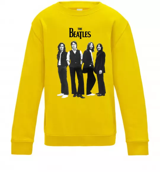Детский Свитшот Гурт The Beatles Солнечно желтый фото