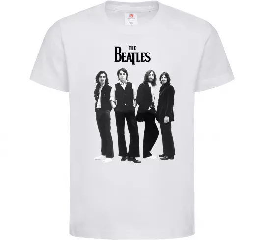 Дитяча футболка Гурт The Beatles Білий фото