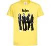 Дитяча футболка Гурт The Beatles Лимонний фото