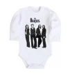 Дитячий бодік Гурт The Beatles Білий фото