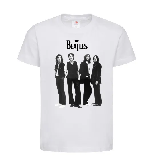 Дитяча футболка Гурт The Beatles Білий фото