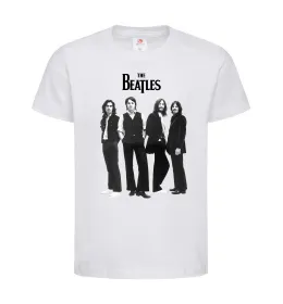 Детская футболка Гурт The Beatles Белый фото