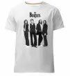 Чоловіча преміум футболка Гурт The Beatles Білий фото
