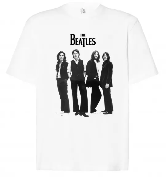 Футболка Оверсайз Гурт The Beatles Белый фото