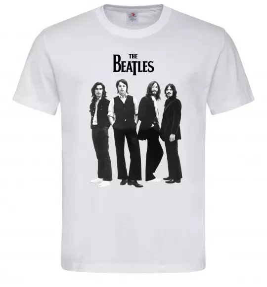 Мужская футболка Гурт The Beatles Белый фото
