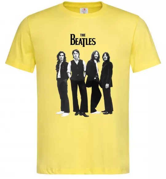 Мужская футболка Гурт The Beatles Лимонный фото