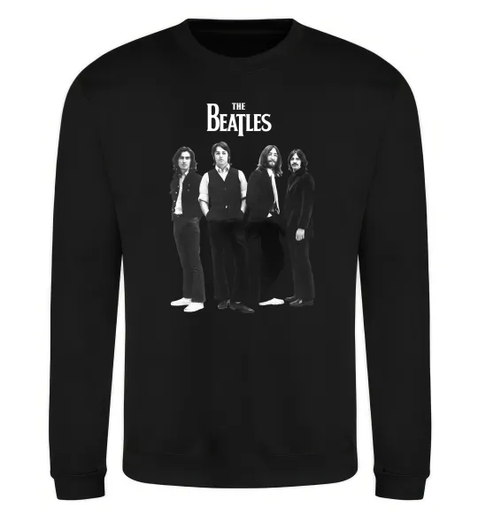 Світшот Гурт The Beatles Чорний фото