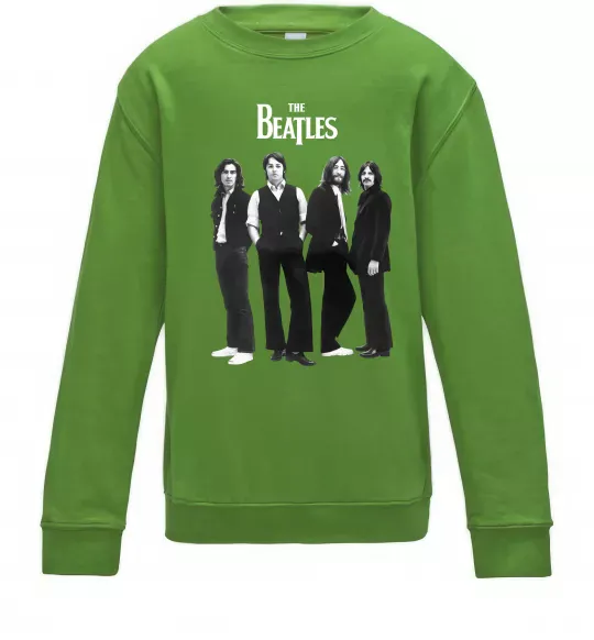 Детский Свитшот Гурт The Beatles Лаймовый фото