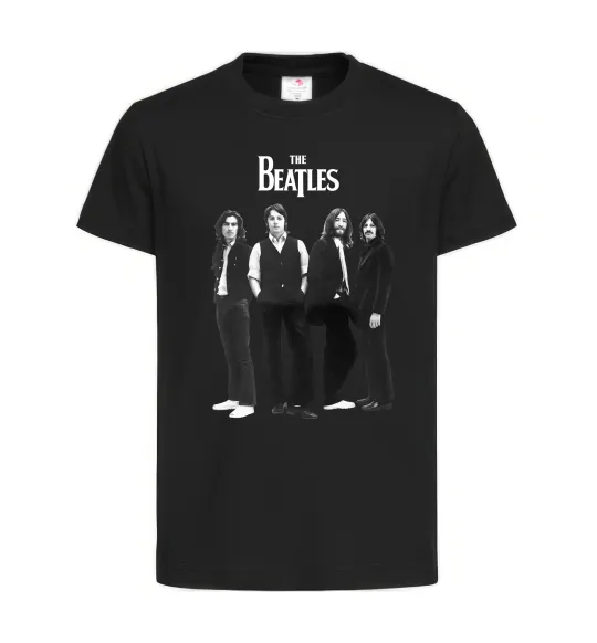 Дитяча футболка Гурт The Beatles Чорний фото