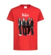 Дитяча футболка Гурт The Beatles Червоний фото