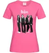 Женская футболка Гурт The Beatles Ярко-розовый фото
