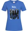 Женская футболка Гурт The Beatles Ярко-синий фото