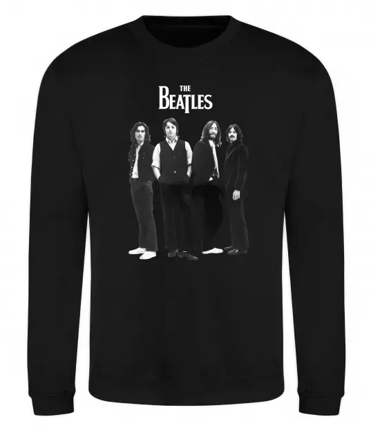 Світшот Гурт The Beatles Чорний фото