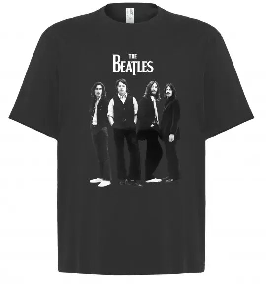 Футболка Оверсайз Гурт The Beatles Черный фото